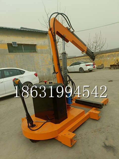 阿克苏地区自卸车厢随车吊 自制轮式四不像起重机 四驱平板吊 5吨 贵盛